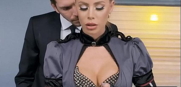  Human cyborg policewoman with big tits gets mind controlled
